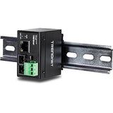 Trendnet TI-F10SC netværksomformer til medie 200 Mbit/s 1310 nm Multitilstand Sort