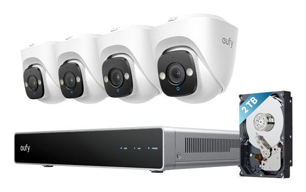 Eufy NVR Security System E41 Sort, Grå, Hvid