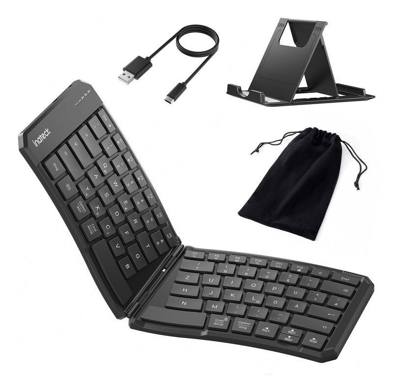 Inateck N0131_black tastatur Hjemme/kontor Bluetooth Sort