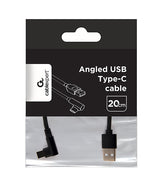 Gembird CC-USB2-AMCML-0.2M USB-kabel USB 2.0 0,2 m USB A USB C 0,48 Gbit/sek. Sort