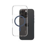 PanzerGlass CARE™ by ® Urban Combat Case Transparent m. Blå MagSafe iPhone 16 Pro