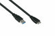 Kabelmeister UK30P-AMB-018S USB-kabel USB 3.2 Gen 1 (3.1 Gen 1) 1,8 m USB A Micro-USB B 5 Gbit/sek. Sort