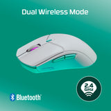 HyperX Pulsefire Haste 2 Core – Trådløs gamingmus (hvid/grøn/lilla)