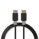 Nedis CCBW37014AT20 DisplayPort kabel 2 m Anthracit, Grå