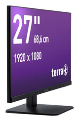 TERRA 2727W computerskærm 68,6 cm (27") 1920 x 1080 pixel Fuld HD LCD Sort