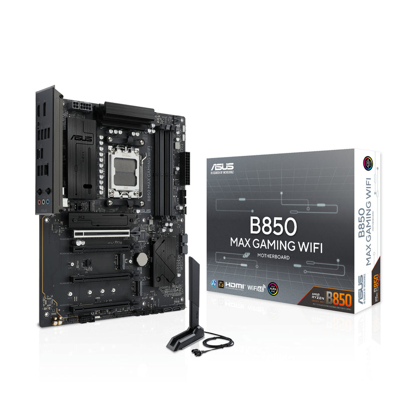ASUS B850 MAX GAMING WIFI AMD B850 Sokkel AM5 ATX