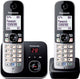 Panasonic KX-TG6822GB telefon DECT telefon Nummervisning Sort, Sølv