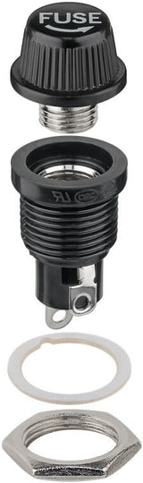 Goobay 25526 sikringsholder Sort 250 V 10 A