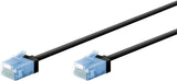 Goobay 74242 netværkskabel Sort 15 m Cat6a U/UTP (UTP)