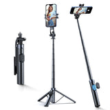 Wozinsky 5907769384493 selfiestang Smartphone Sort