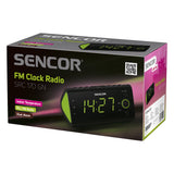 Sencor SRC 170 GN radio Ur Digital Sort, Grøn