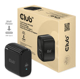 CLUB3D CAC-1905EU oplader til mobil enhed Universel Sort Vekselstrøm Hurtig opladning Indendørs