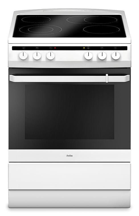 Amica SHC 11642 W Fritstående komfur Elektrisk Keramisk Hvid