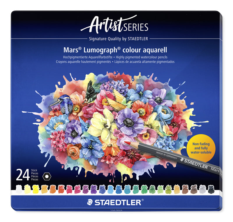 Staedtler Mars Lumograph Flerfarvet 24 stk