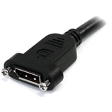 StarTech.com DPPNLFM3PW DisplayPort kabel 0,9 m Sort