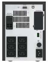 APC Easy UPS SMV UPS-enhed Interaktivt indgangsstik 1 kVA 700 W 6 AC stikkontakt(er)