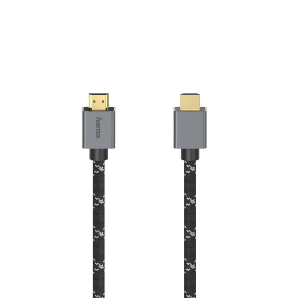 Hama 00200504 HDMI-kabel 2 m HDMI Type A (Standard) Sort, Grå