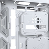 ASUS ROG CRONOX GR801 CURVE TG ARGB WHITE Midi Tower Hvid