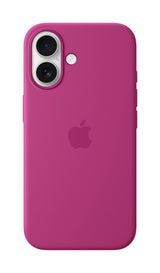 Apple Silikone-etui med MagSafe til iPhone 16 – fuchsia