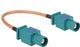 DeLOCK 89662 koaxial kabel RG-316 0,15 m FAKRA Z Brun, Grøn