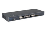 Extralink EX.19720 netværksswitch Administreret L3 Gigabit Ethernet (10/100/1000) 1U Sort