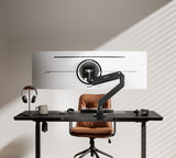 Manhattan 462594 skærmbeslag og -stativer 144,8 cm (57") Skrivebord Sort