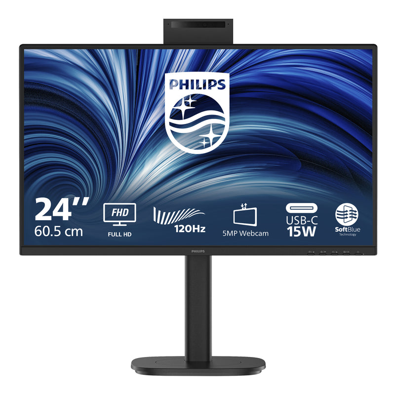 Philips 3000 series 24B2N3200JH/00 computerskærm 60,5 cm (23.8") 1920 x 1080 pixel Fuld HD LCD Sort