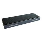 LC-Power LC-M2-C-NVME-3 drevkabinet SSD kabinet Sort M.2