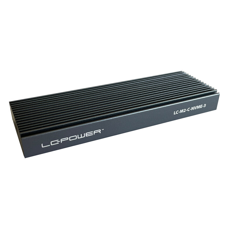LC-Power LC-M2-C-NVME-3 drevkabinet SSD kabinet Sort M.2