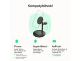 Green Cell MSST-GC-3IN1-B oplader til mobil enhed Hovedtelefoner, Headset, Smartphone, SmartWatch Sort Trådløs opladning Automatisk