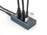 DeLOCK 64189 interface hub USB 3.2 Gen 1 (3.1 Gen 1) Type-C 10000 Mbit/s Blå
