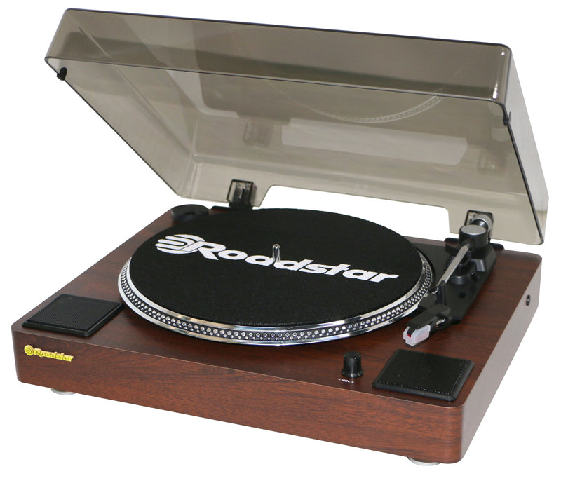 Roadstar TT-260SPK pladespiller Direct drev pladespiller Træ Automatisk