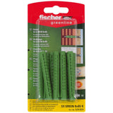 Fischer 524824 skrueanker og vægudtag 10 stk Udvidelsesanker 65 mm
