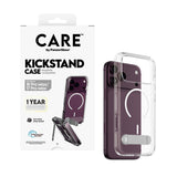 PanzerGlass CARE™ by ® Kickstand Case Transparent m. Hvid MagSafe iPhone 18 Pro Max | 17 Pro Max