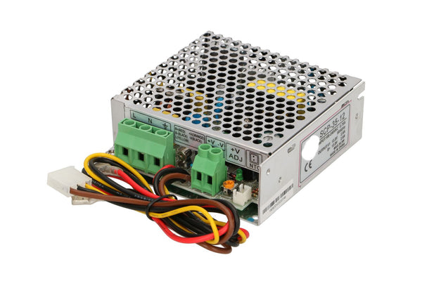 Extralink SCP-35-12 POWER SUPPLY WITH BATTERY CHARGER 13.8V 35W 12V ZASILACZ BUFOROWY strømforsyningstransformer Grå