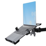 StarTech.com A2-LAPTOP-DESK-MOUNT skærmbeslag og -stativer 86,4 cm (34") Skrivebord Sort