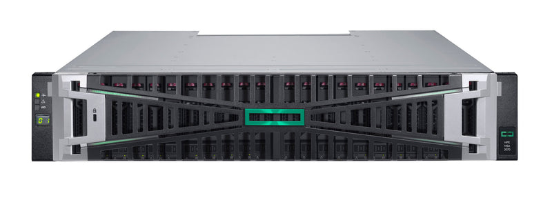 HPE MSA 2070 SFF 2x32Gb FC 4-port Controller Storage Array disk array Stativ (2U)