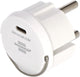 Brennenstuhl 1508110010 strømstik adapter Type F Type C Hvid