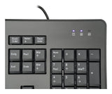 TERRA 1500 tastatur Mus inkluderet Kontor USB QWERTZ Tysk Sort