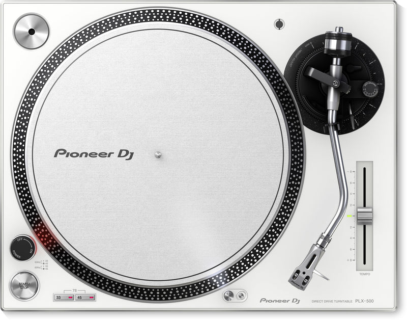 Pioneer PLX-500 Direkte drev DJ pladespiller Hvid