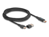 DeLOCK 88137 USB-kabel USB 2.0 1,2 m USB A/USB C USB C 0,48 Gbit/sek. 140 W Sort