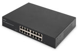 Digitus DN-80112-2 netværksswitch Ikke administreret Gigabit Ethernet (10/100/1000) Sort
