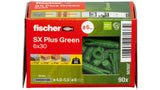Fischer 567807 skrueanker og vægudtag 90 stk Udvidelsesanker 30 mm