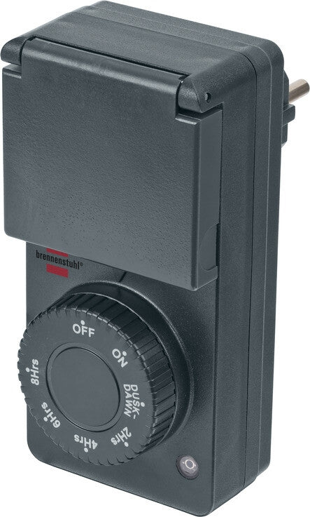 Brennenstuhl 1506120 elektronisk tæller Sort Daglig timer