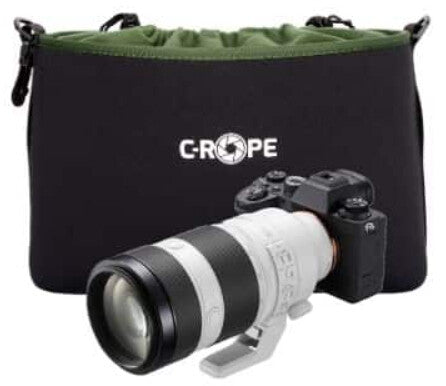 C-Rope CRP-CNB-XL-BLK-2 kamerataske Lommeetui Sort, Grøn
