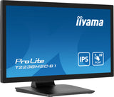 iiyama ProLite T2238MSC-B1 computerskærm 54,6 cm (21.5") 1920 x 1080 pixel Fuld HD LED Berøringsskærm Sort