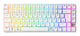 CHERRY XTRFY K33 Compact Wireless tastatur Spil USB + RF Wireless + Bluetooth QWERTZ Tysk Hvid