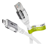 Goobay 74179 netværkskabel Hvid 7,5 m Cat6 F/UTP (FTP)