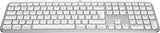 Logitech Master MX Keys S for Mac tastatur Kontor RF trådløs + Bluetooth QWERTY US International Aluminium, Hvid