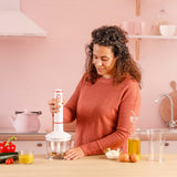 Solac BA5614 Nedsænkning blender 1000 W Rød, Transparent, Hvid